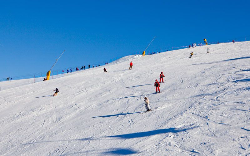 Sciare a Castione della Presolana in Località Monte Pora