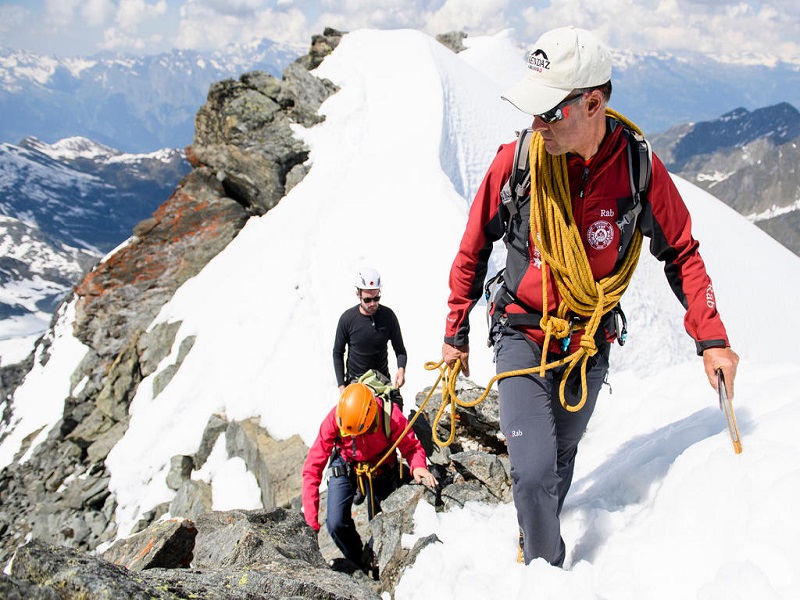 ALPINISMUS, KLETTERN, BERGSTEIGEN, "VIA CORDATA", MONT FORT, EROEFFNUNG, EINWEIHUNG,