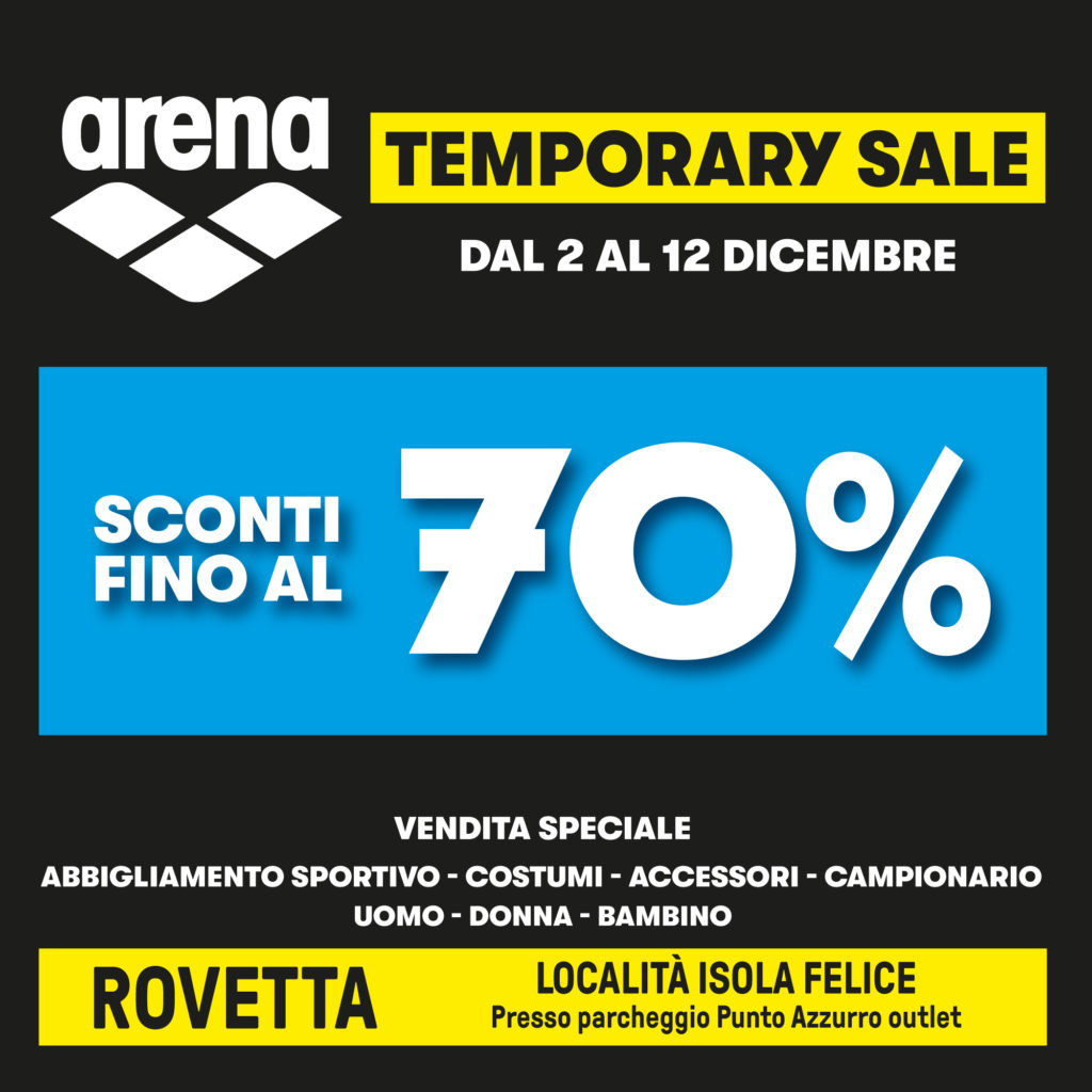 Al Punto Azzurro il Temporary sale di Arena Sito ufficiale Valseriana e Val di Scalve