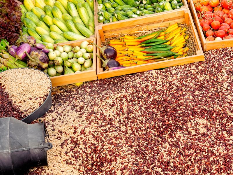 Il mercato agricolo di Piazza Orologio