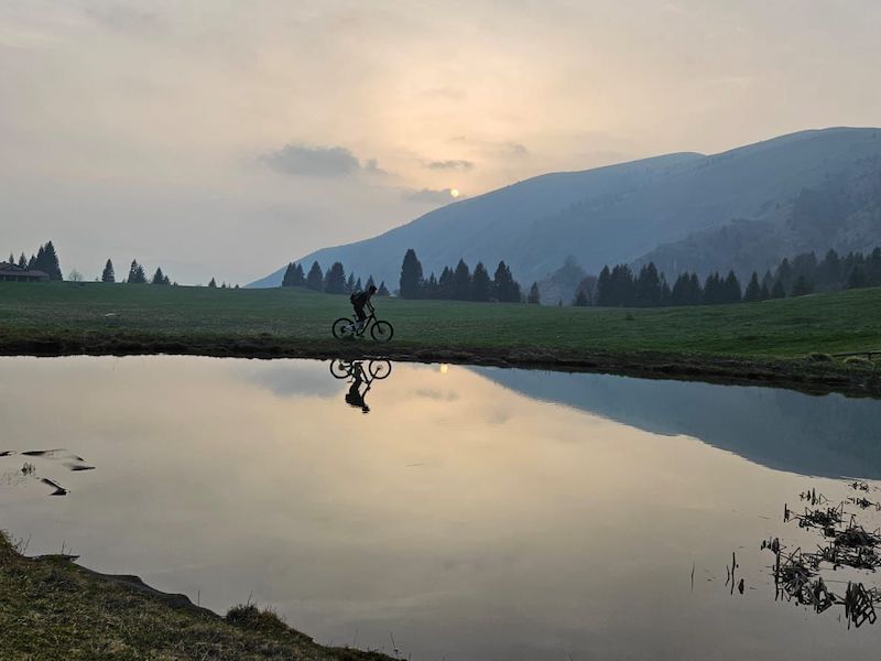 thumbnail Tour in ebike alla Malga Lunga